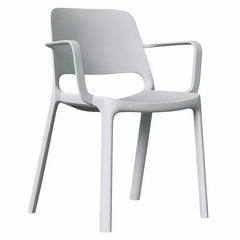 Ergerite Stackable Visitor Chair with Armrests - Grey - Modern Teaching Aids NZ